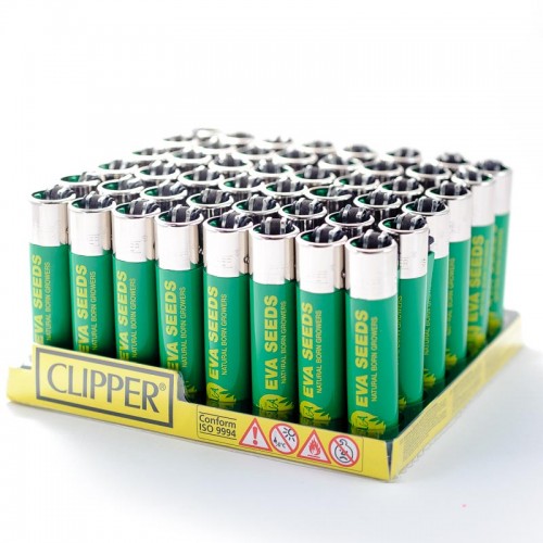 CLIPPER LIGHTER EVA SEEDS GREEN